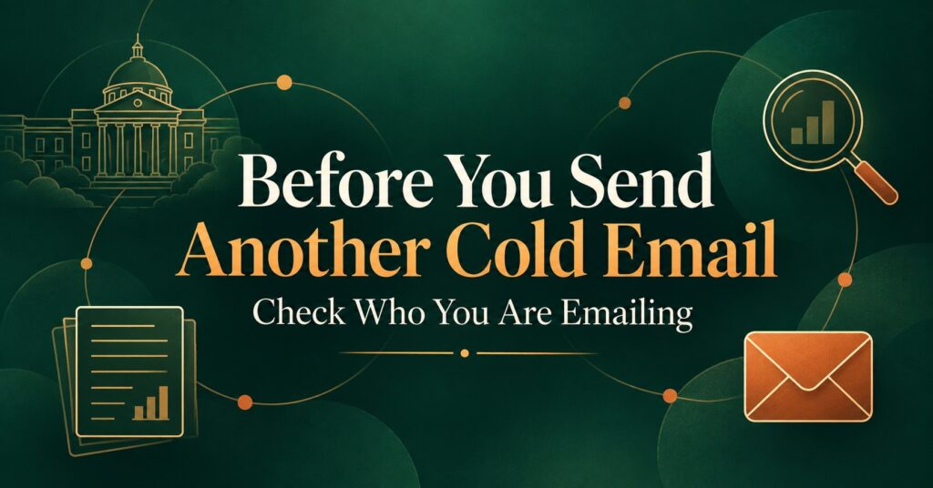 Before You Send Another Cold Email article social card